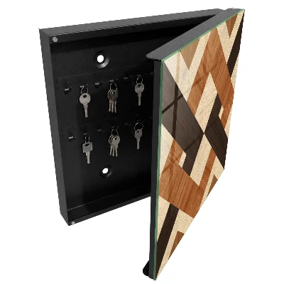 Schlüsselschrank für den Flur im modernen geometrischen Design