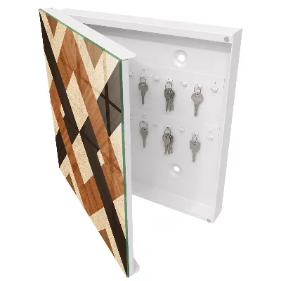 Schlüsselschrank für den Flur Moderne Geometrie