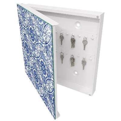 Schlüsselschrank Blaues Mosaik