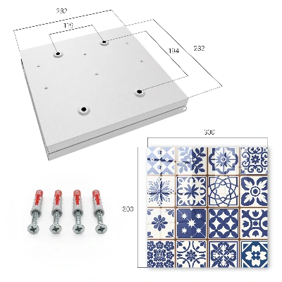 Schlüsselschrank Retro-Mosaik