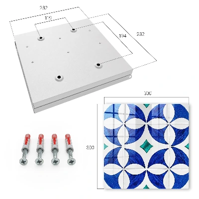 Schlüsselschrank Geometrisches Motiv