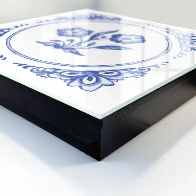 Schlüsselschrank für den Flur Blaue Blumen