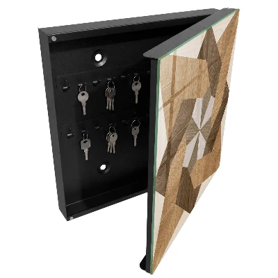 Schlüsselschrank für den Flur Holzstern