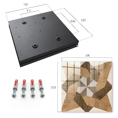 Schlüsselschrank für den Flur Holzstern