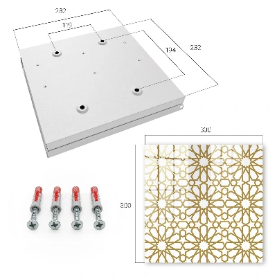 Schlüsselschrank Geometrisches Muster