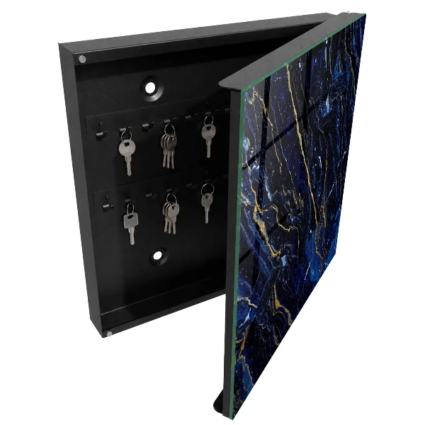 Schlüsselschrank Marineblaues Muster