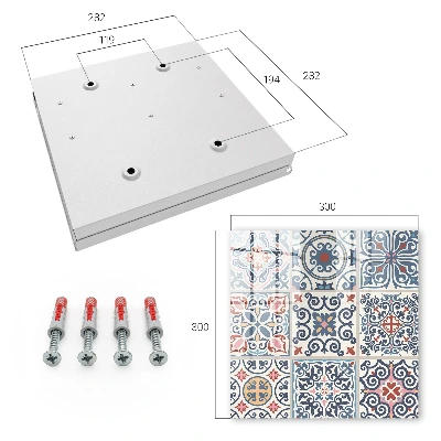 Schlüsselschrank Mosaikmuster