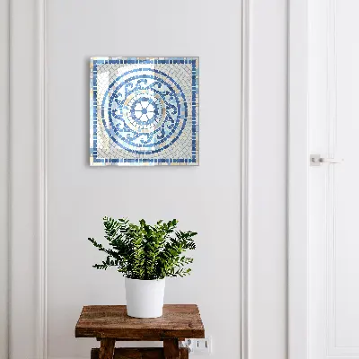 Schlüsselkasten modern geometrisches Mosaik