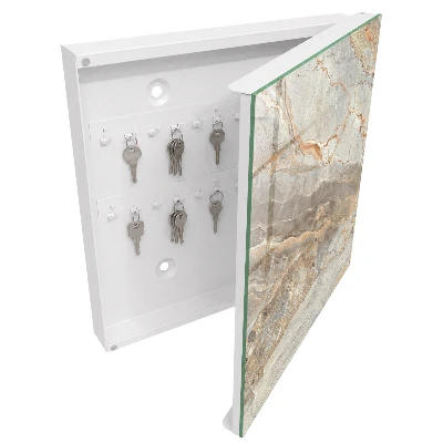 Schlüsselschrank Eleganter Marmor