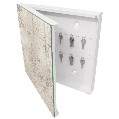 Schlüsselschrank für den Flur Beige Textur