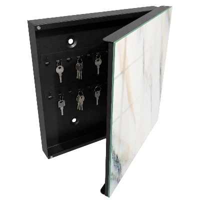 Schlüsselschrank für den Flur in Marmoroptik