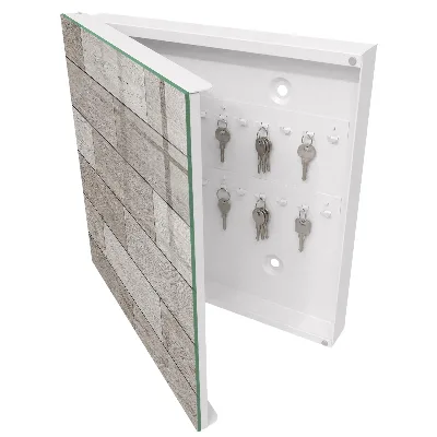 Schlüsselschrank Graues Holz