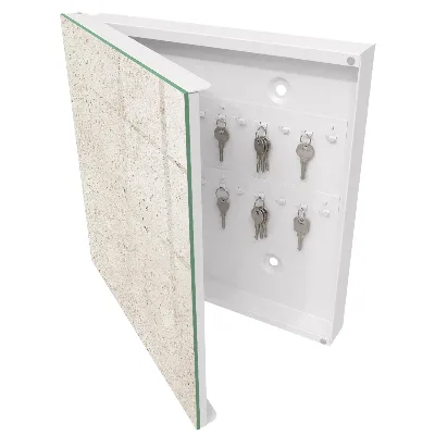 Schlüsselschrank Beige Eleganz