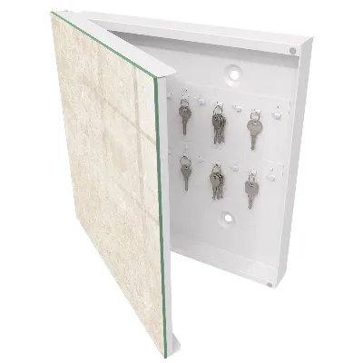 Schlüsselschrank Cremige Eleganz