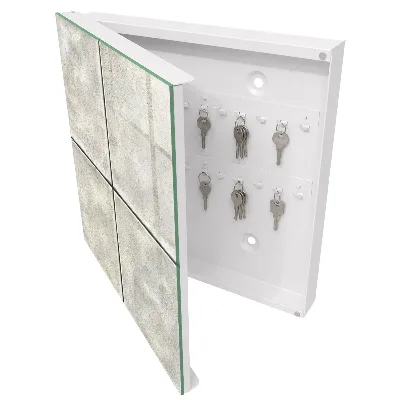 Schlüsselkasten modern Beige Fliesen