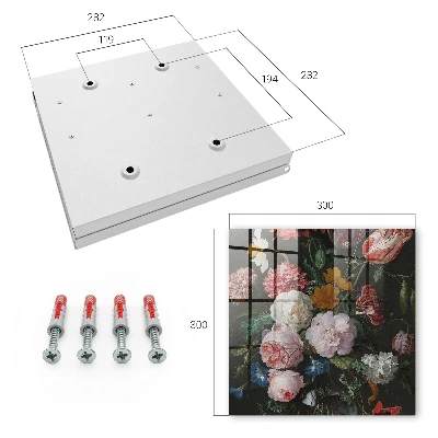 Schlüsselschrank Ein Blumenstrauß