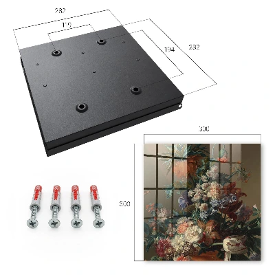Schlüsselschrank für den Flur Blumenstrauß