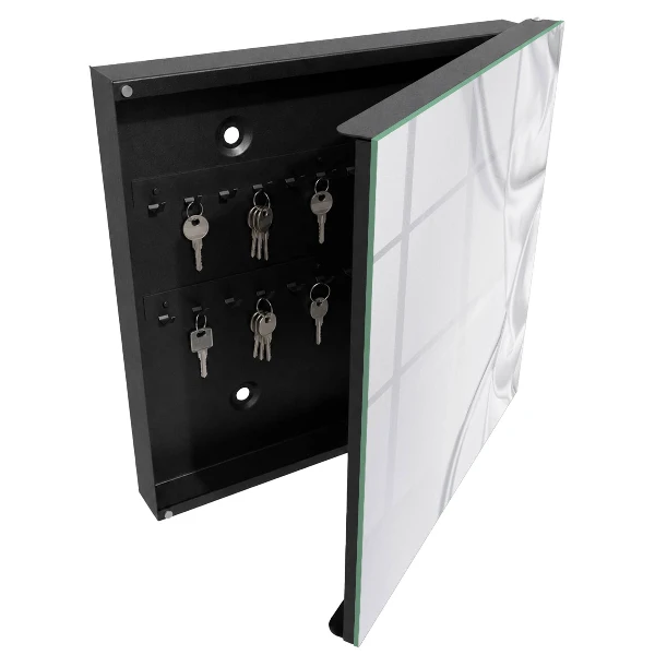 Schlüsselschrank Satinbettwäsche