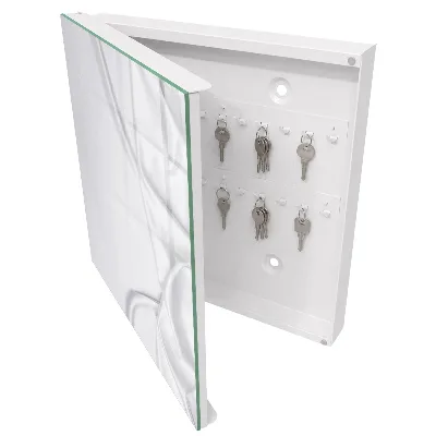 Schlüsselschrank Satinbettwäsche