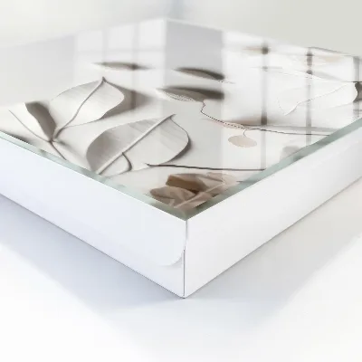 Schlüsselschrank Weiße Blätter