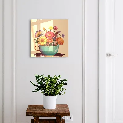 Schlüsselschrank für den Flur Blumenbecher