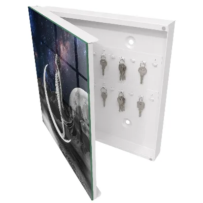 Schlüsselkasten modern Weltraumfantasie