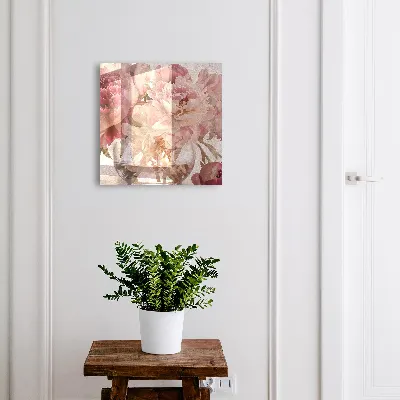 Schlüsselschrank für den Flur Romantische Blumen