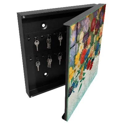 Schlüsselschrank für den Flur im Design Blumenparadies
