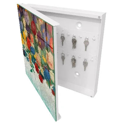 Schlüsselschrank für den Flur Blumenparadies