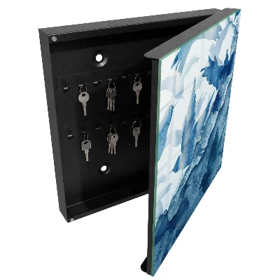 Schlüsselschrank Aquarellvögel