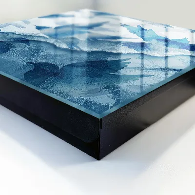 Schlüsselschrank Aquarellvögel