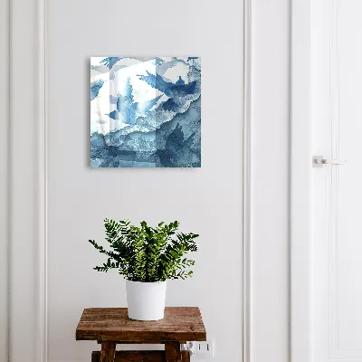Schlüsselschrank Aquarellvögel