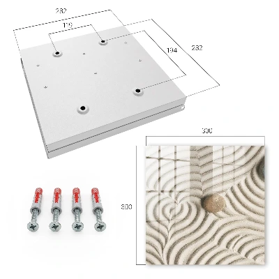 Schlüsselschrank Zen-Komposition