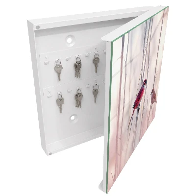 Schlüsselschrank für den Flur Zwei Vögel