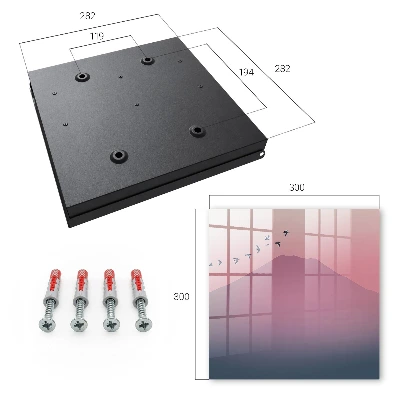 Schlüsselschrank Friedliche Natur