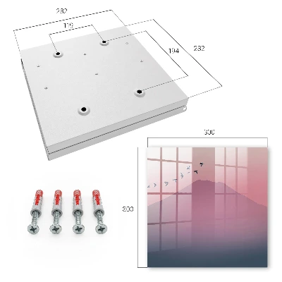 Schlüsselschrank Friedliche Natur