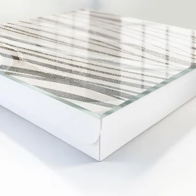 Schlüsselkasten modern Wellen von Grau