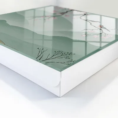 Schlüsselschrank Vögel und Blumen