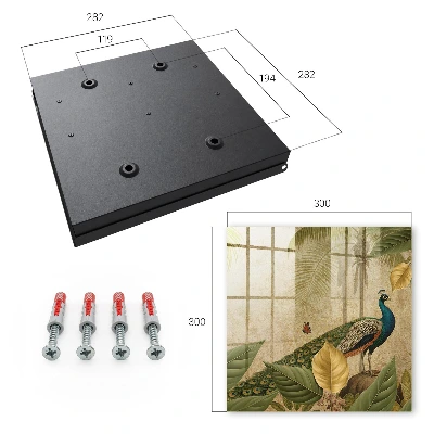 Schlüsselschrank Exotische Landschaft