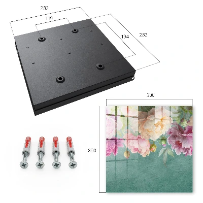 Schlüsselschrank Florale Eleganz