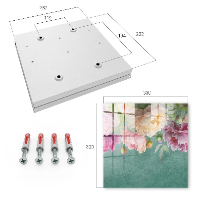 Schlüsselschrank Florale Eleganz