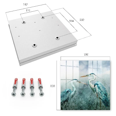 Schlüsselkasten modern Wasserreiher