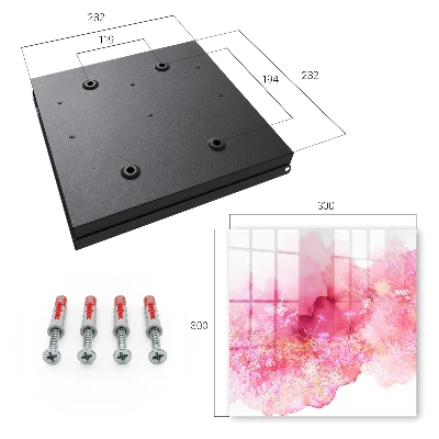Schlüsselschrank für den Flur Blumenlandschaft