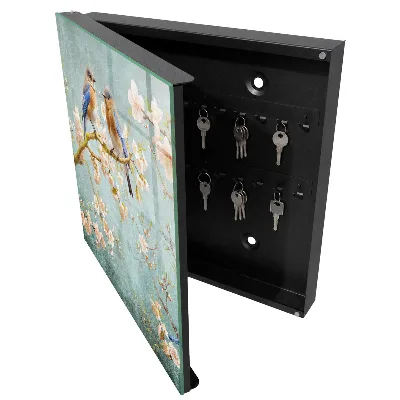 Schlüsselschrank Frühlingsszene