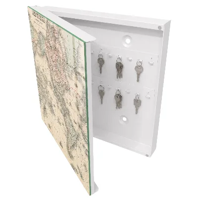 Schlüsselschrank Weltkarte