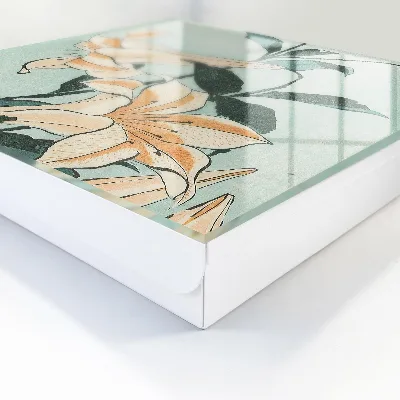 Schlüsselkasten modern Zarte Lilien
