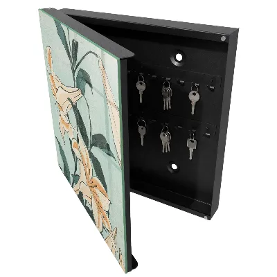 Schlüsselkasten modern Zarte Lilien