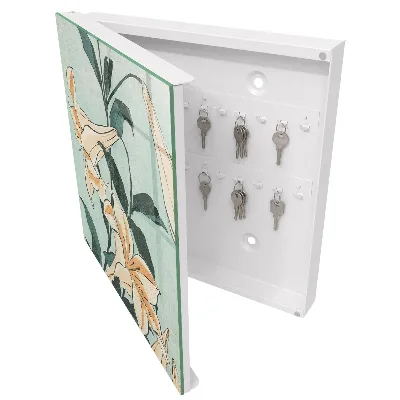 Schlüsselkasten modern Zarte Lilien