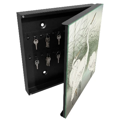 Schlüsselschrank für den Flur Reiher und Gräser