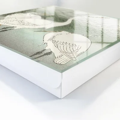 Schlüsselschrank für den Flur Reiher und Gräser